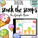 Stack the SCOOPS Sight Words Digital Bundle for Google Drive