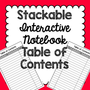Preview of Stackable Interactive Notebook Table of Contents [[Works in ALL notebooks!]]