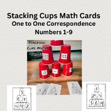 Stacking Cups Math Game Cards 1-9