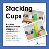 Stacking Cups - apply linear functions without even knowing it!