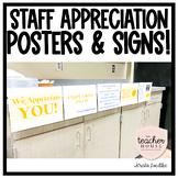 Staff Appreciation Idea Freebie