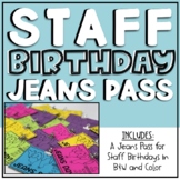 Staff Birthday Jeans Pass