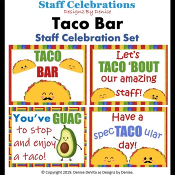 taco bar printables teaching resources teachers pay teachers