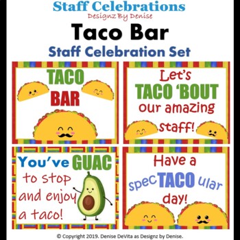 Preview of Staff Celebrations - Taco Bar