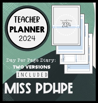 Preview of Teacher Planner 2024