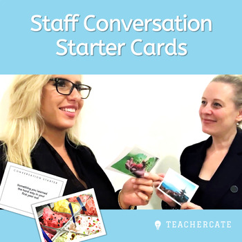 Preview of Staff Icebreaker Activity | Table Cards | Teambuilding | Back To School