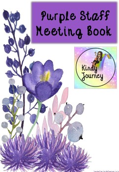 Preview of Staff Meeting Book {PURPLE VERSION}