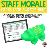 Staff Morale | Alligator Scavenger Hunt | End of School Year