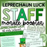 Staff Morale Booster for Teachers SEL St. Patrick's Day