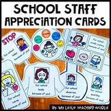 Staff Morale Boosters Thank You Cards | Teacher Appreciation Week