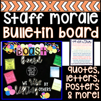 Preview of Staff Morale Bulletin Board Display & Activities