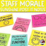 Staff Morale | Staff Appreciation Post It Note Templates