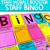 Staff Morale | Teacher Appreciation | Staff Bingo
