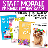 Staff Morale | Staff Appreciation | Staff Birthday Cards