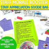 Staff Morale | Staff Goodie Bags | Teacher Appreciation