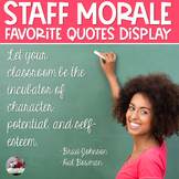 Staff Morale | Staff Quotes Display