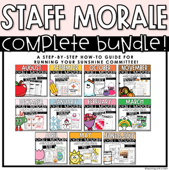 Preview of Staff Morale | Sunshine Committee | BUNDLE!