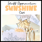 Staff Morale Teacher Appreciation Boho Theme Sunshine Cart