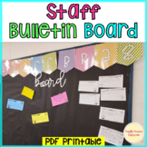 Staff Morale booster board teachers and staff bulletin board