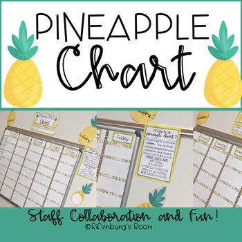 Preview of Staff Pineapple Chart - Staff Collaboration - Pineapple Chart