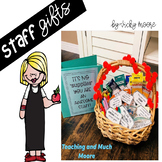 Staff and Teacher Gift Tags