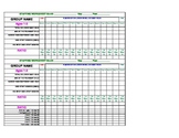 Staffing Worksheet for 1 & 2 year old classroom