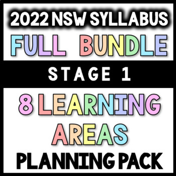 Preview of Stage 1 - 2022 NSW Syllabus - Curriculum Planning Pack