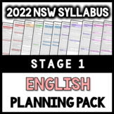 Stage 1 - 2022 NSW Syllabus - English Planning Pack - Year