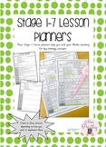 Stage 1-7 Maths Lesson Planners