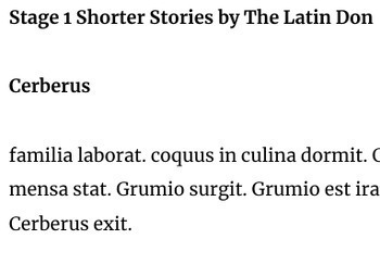 Preview of Stage 1 Abridged Stories by The Latin Don