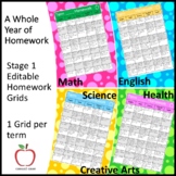 homework grid stage 2