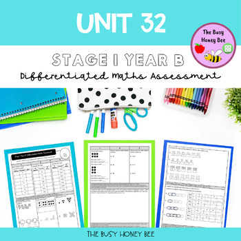Preview of Stage 1 Year B Differentiated Maths Assessment Unit 32