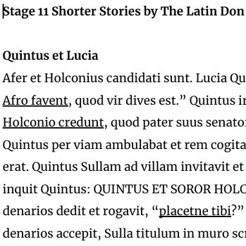 Preview of Stage 11 Abridged Stories by The Latin Don