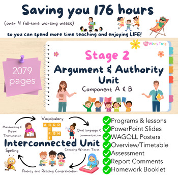 Preview of Stage 2 First & Second Year Argument and Authority Unit - Component A and B NSW