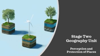 Preview of Stage 2 Geography Unit - Perception & Protection of Places - Sustainability PBL