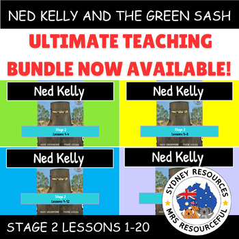 Preview of Stage 2 Ned Kelly Bundle! Lessons 1-20 (PowerPoint)