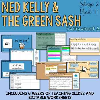 Preview of Stage 2 | Unit 11 - 'Ned Kelly' | Component A *Google Slides*