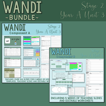Preview of Stage 2 | Unit 3 'Wandi' | *BUNDLE*