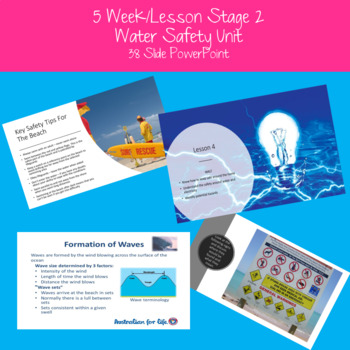 Preview of Stage 2 Water Safety 5 Week/Lesson Unit