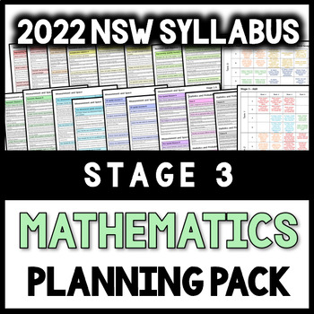Preview of Stage 3 - 2023 NSW Syllabus - Mathematics Planning Pack
