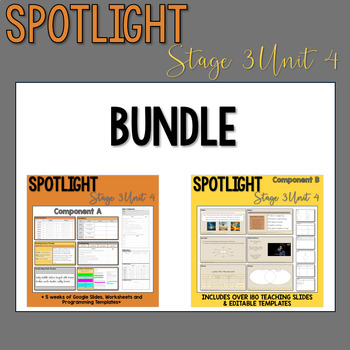 Preview of Stage 3 | Unit 4 - Spotlight | Bundle