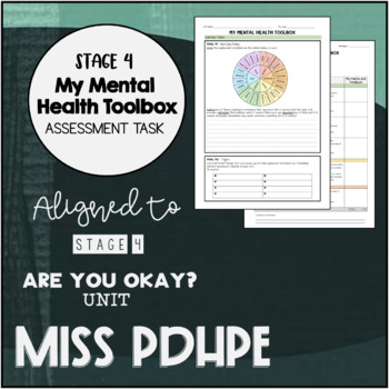 Preview of Stage 4 Mental Health Toolbox - Assessment Task