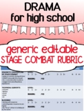 Stage Combat RUBRIC