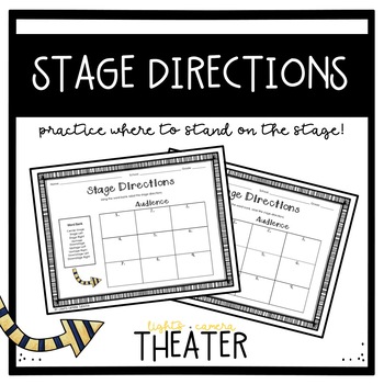 Preview of Stage Directions Worksheet