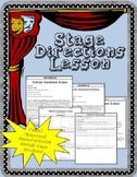 Characterization and Stage Directions Lesson