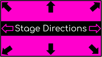 Preview of Stage Directions Printable Signs