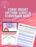 Stage Fright Scavenger Hunt & Infographic Assignment