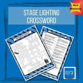 Preview of Stage Lighting CROSSWORD