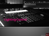 Stage Lighting Control PowerPoint (ETC ION)