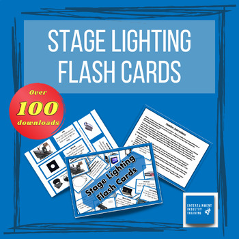 Preview of Stage Lighting Flash Cards